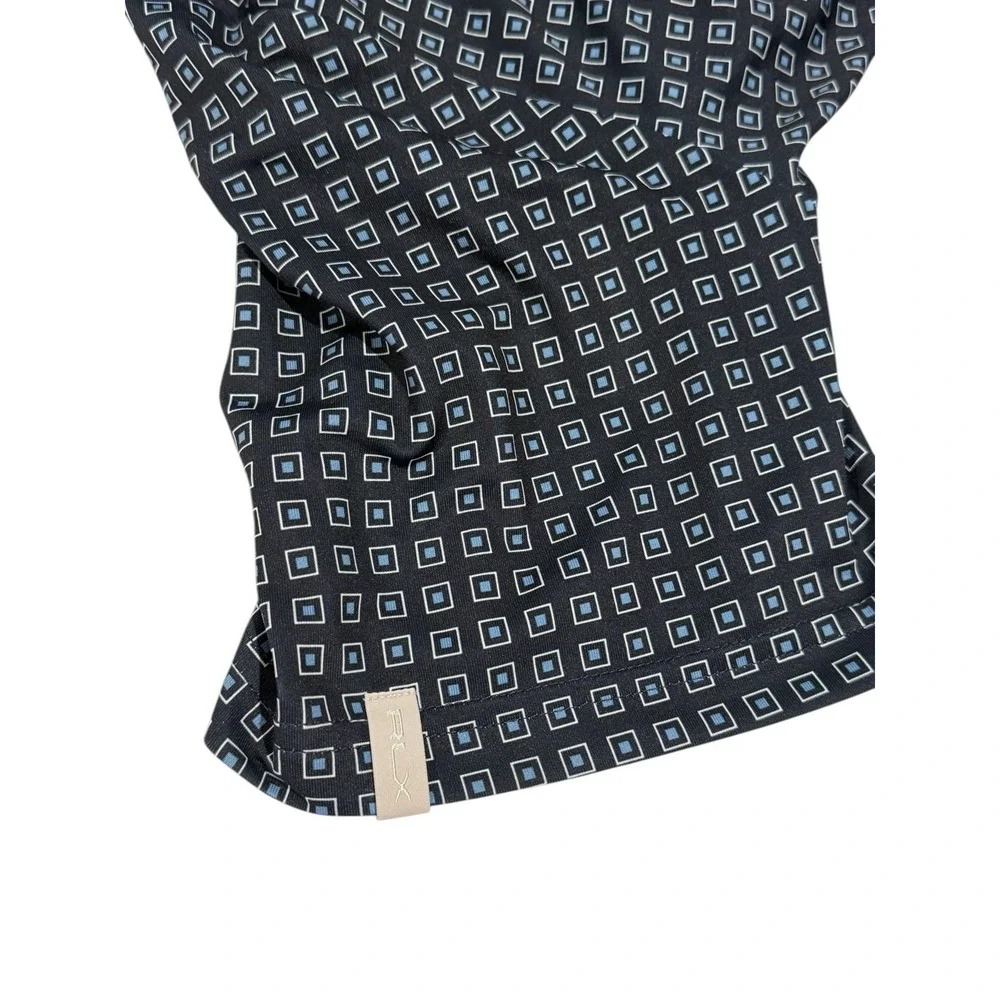 RLX‎ Ralph Lauren Wicking Polo Shirt Men Size M Print Golf Performance Stretch